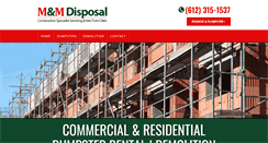 Desktop Screenshot of dumpsterentals-minneapolis.com